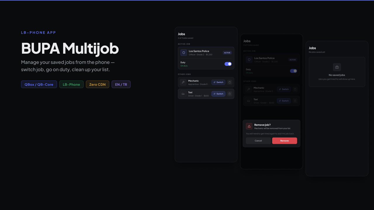 BUPA Multijob LB PHONE