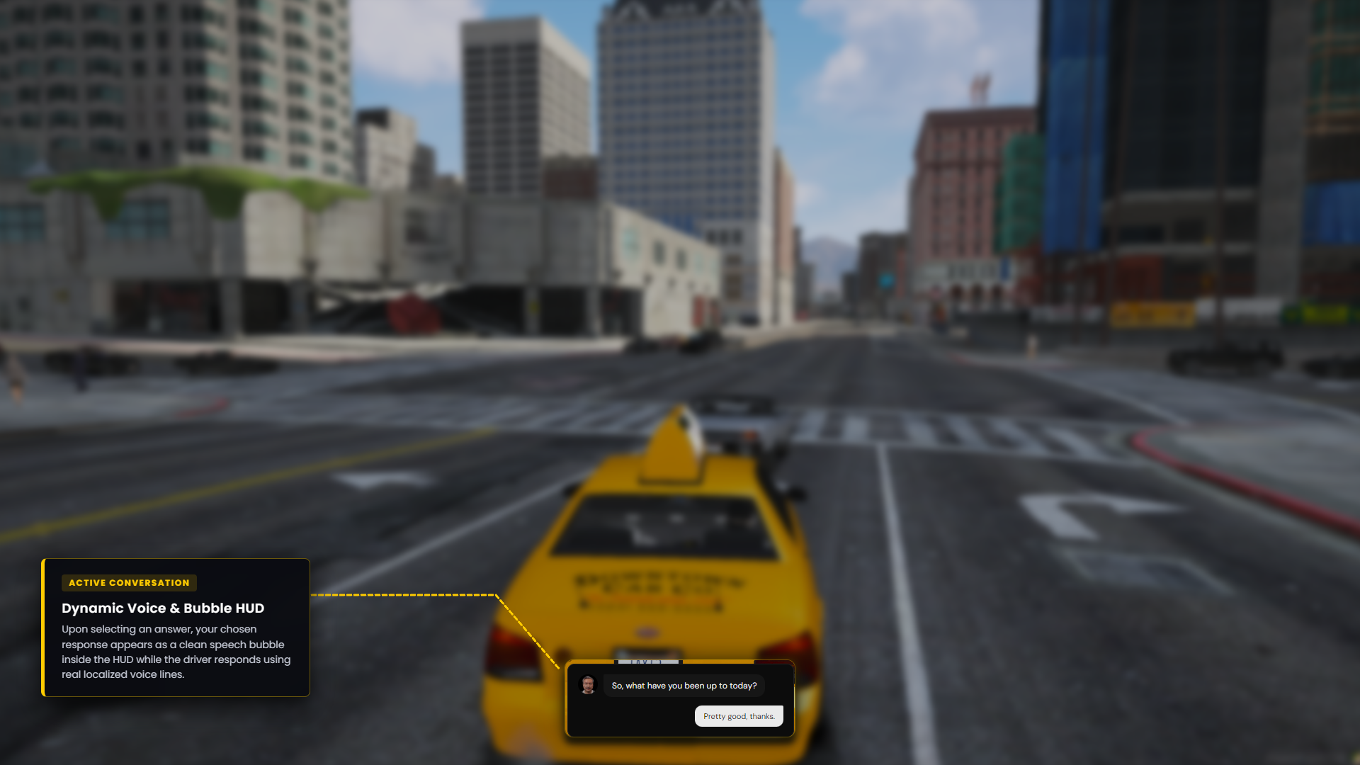 RD Taxi V2.0 - AI Taxi Driver With an Actual Personality